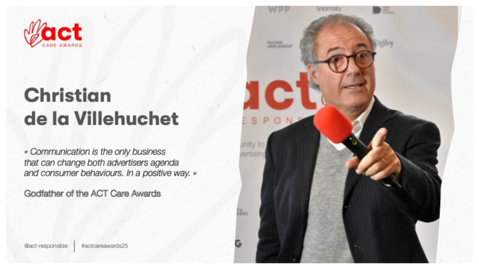 EACA President Christian de la Villehuchet is the new “godfather” of the Care Awards