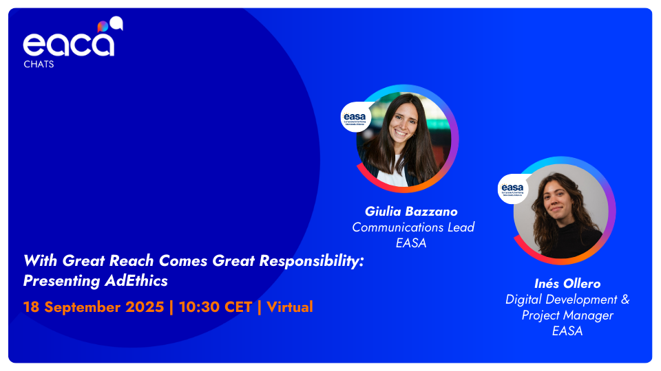 Join our next EACA Chats session on influencer marketing!
