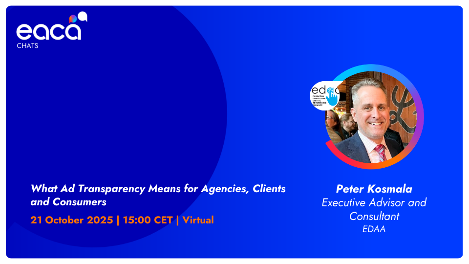 Join Our Next EACA Chats on Transparency