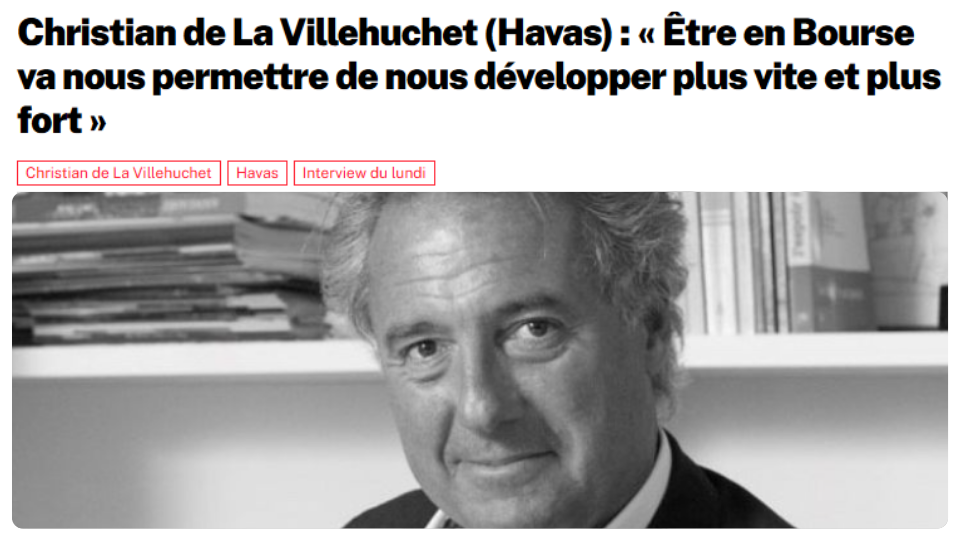 Christian de la Villehuchet in The Media Leader: What’s Next for EACA?